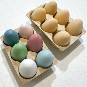 LAST ONE Target Bullseye Playground Easter Eggs Wooden Eggs